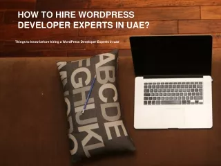 WordPress developer experts in Dubai