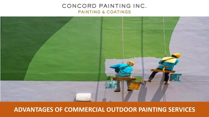 advantages of commercial outdoor painting services