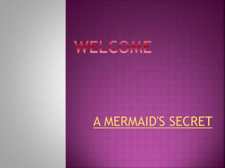 a mermaid s secret