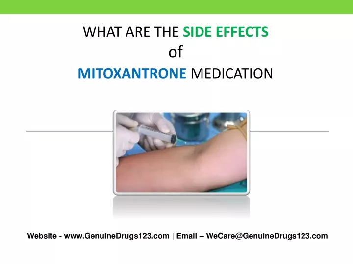 what are the side effects of mitoxantrone