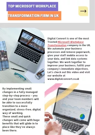 Top Microsoft Workplace Transformation Firm in UK