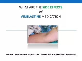 what are the side effects of vinblastine