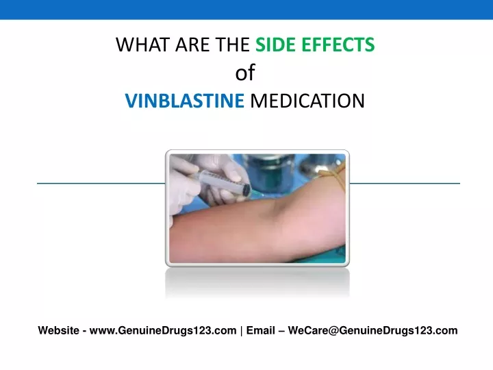 what are the side effects of vinblastine