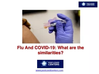 flu and covid 19 what are the similarities