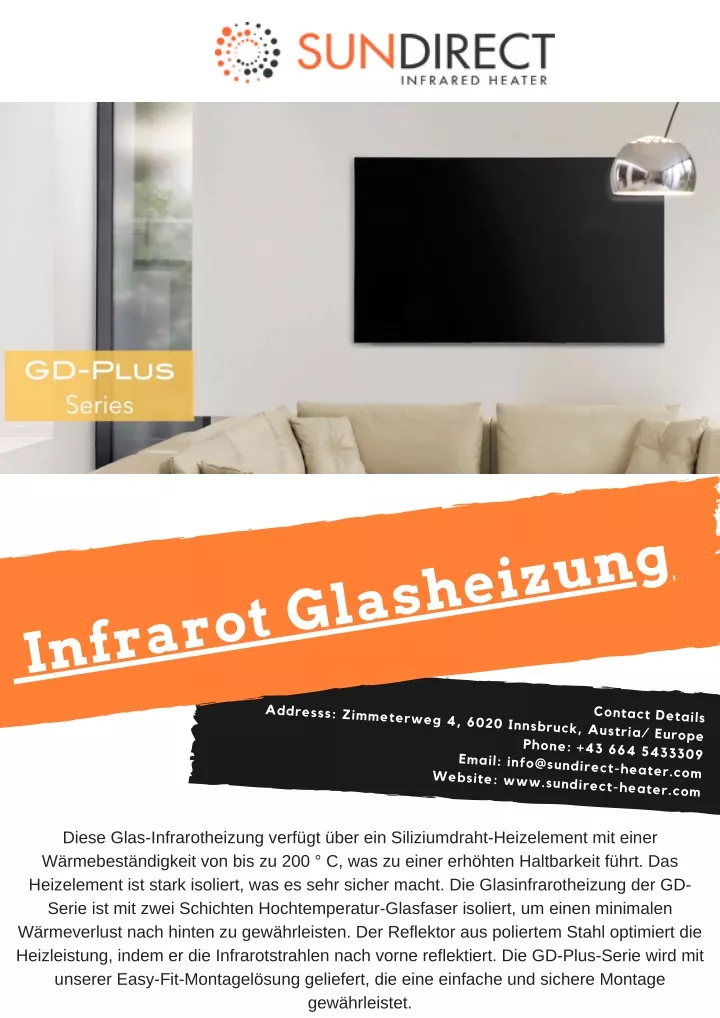 infrarot glasheizung