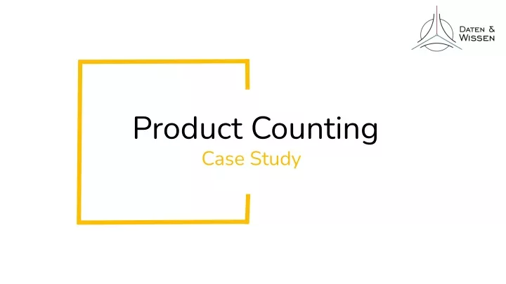 product counting case study