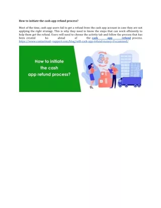How to initiate the cash app refund process