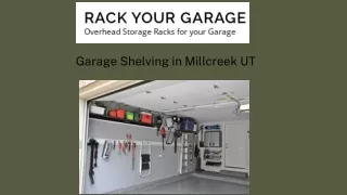 Garage Shelving Millcreek UT