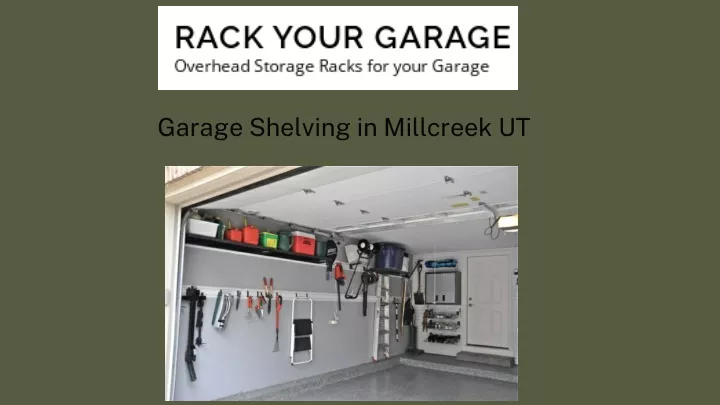 garage shelving in millcreek ut