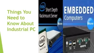 Things You Need to Know About Industrial PC