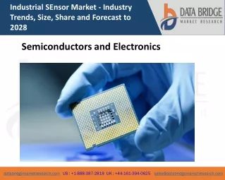 industrial sensor market industry trends size