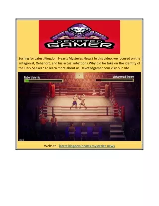 Latest Kingdom Hearts Mysteries News | Devotedgamer.com