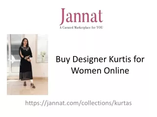 Buy Designer Kurtis for Women Online