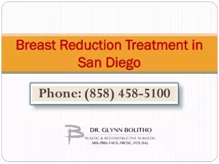 Breast Reduction Treatment in San Diego