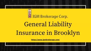 Get Help to Find General Liability Insurance in Brooklyn