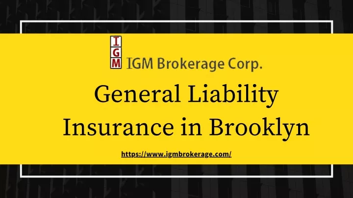 general liability insurance in brooklyn