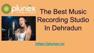 The Best Music Recording Studio In Dehradun
