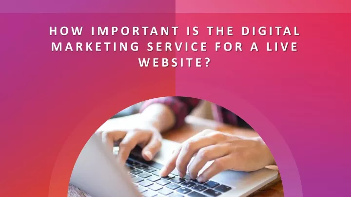 how important is the digital marketing service for a live website