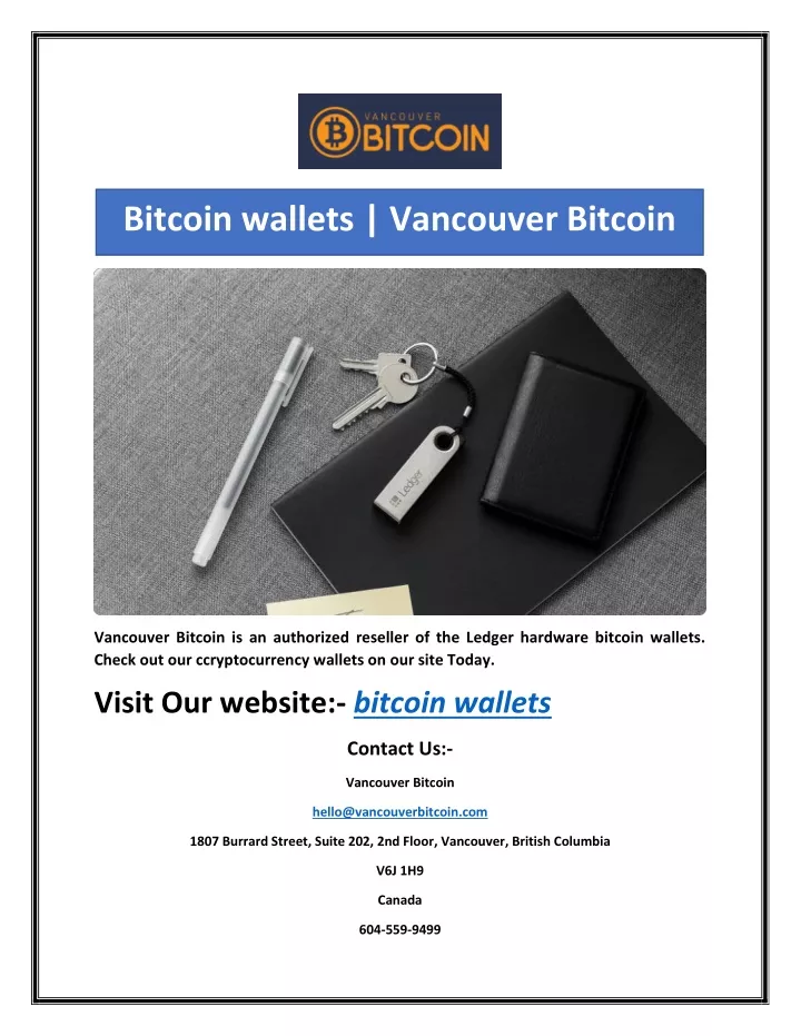 bitcoin wallets vancouver bitcoin