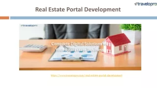 real estate portal development