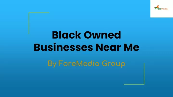 black owned businesses near me