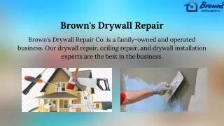Wall Patching Repair Services