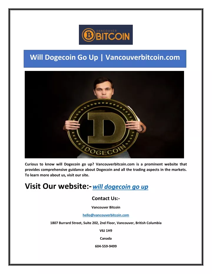 will dogecoin go up vancouverbitcoin com