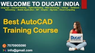 Best AutoCAD Training Course
