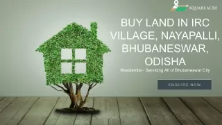 Buy Land in Irc Village, Nayapalli, Bhubaneswar