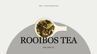 Buy Rooibos Tea: Organic & Loose Leaf at Tea Chai Té