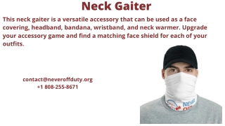 neck gaiter