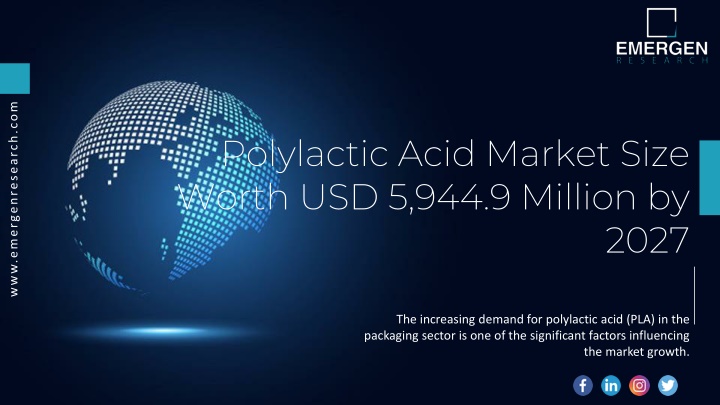 polylactic acid market size worth
