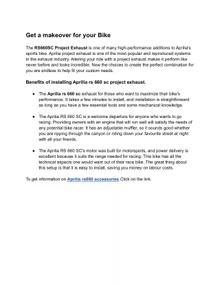get a makeover for your bike