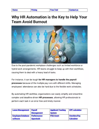 why hr automation is the key to help your team avoid burnout