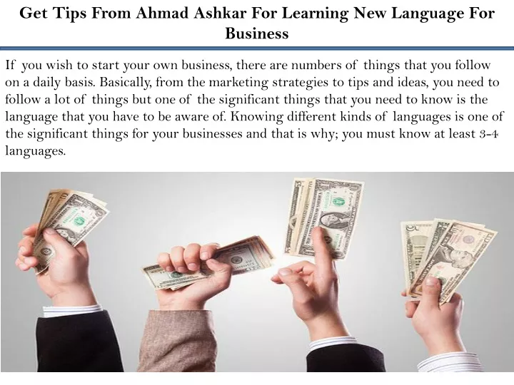get tips from ahmad ashkar for learning