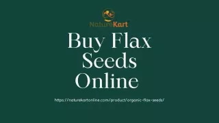 Buy Flax Seeds Online