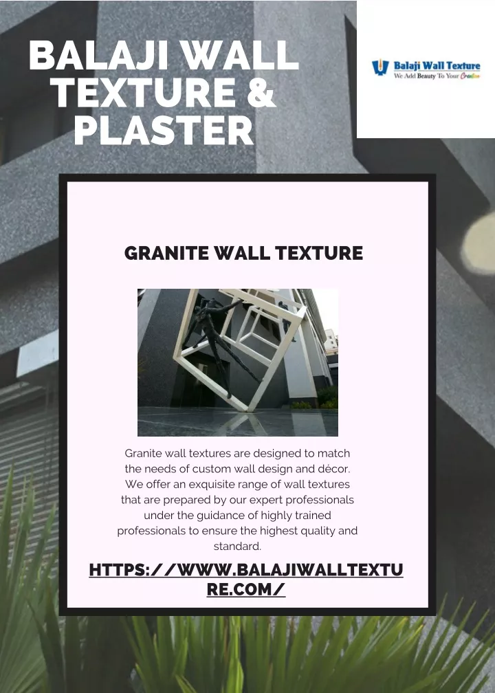 balaji wall texture plaster