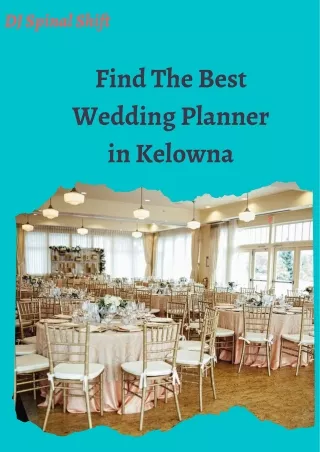 Find The Best Wedding Planner in Kelowna