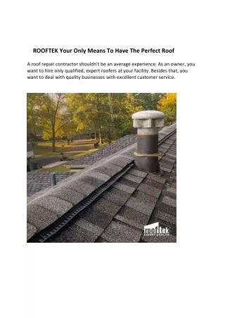 Roof Repair and installation in Utah