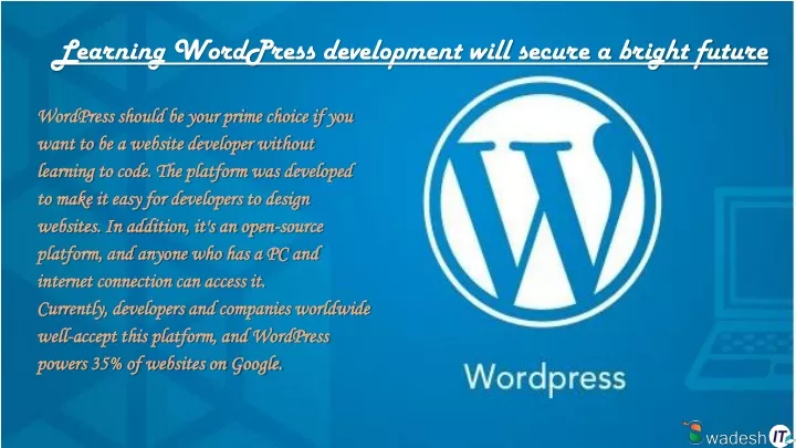 learning wordpress development will secure