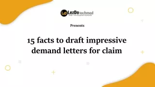 15 facts to draft impressive demand letters for claim