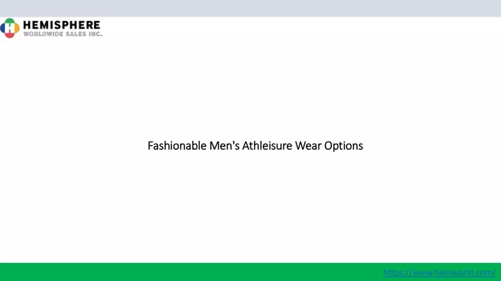 fashionable men s athleisure wear options