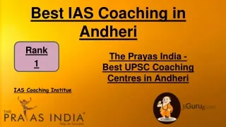 IAS Coaching in Andheri