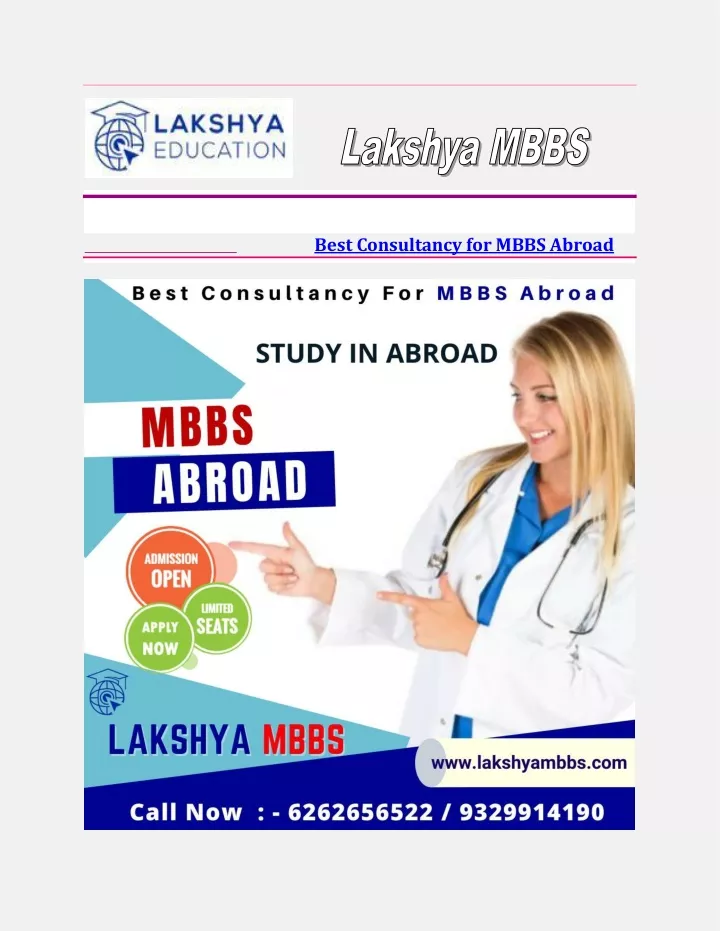 best consultancy for mbbs abroad