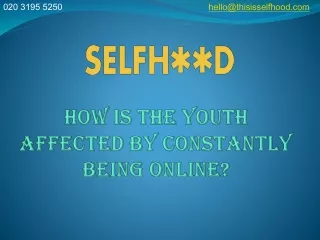how is the youth affected by constantly being online