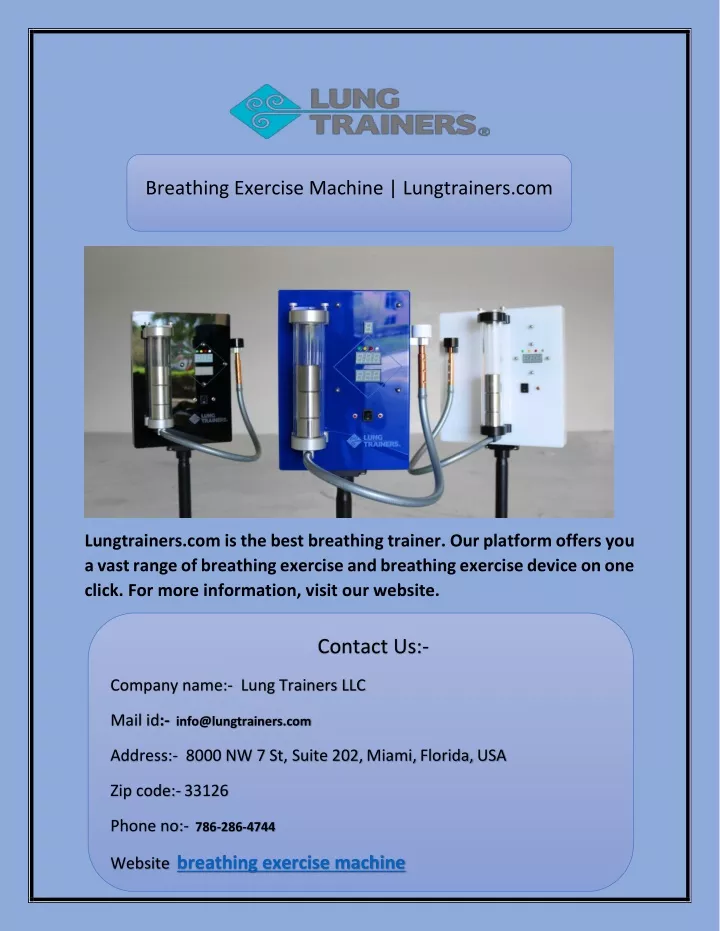 breathing exercise machine lungtrainers com