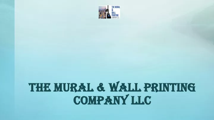 the mural wall printing company llc