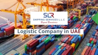 logistic company in uae www slrshipping com
