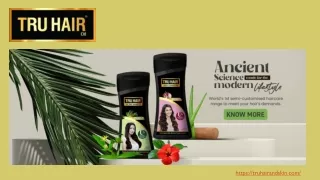 Tru Hair Ayurveda | Official Website | 3 Factor Hair Analysis