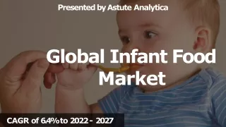 Global Infant Food Market 2022 | Global Industry Insights by Global Players